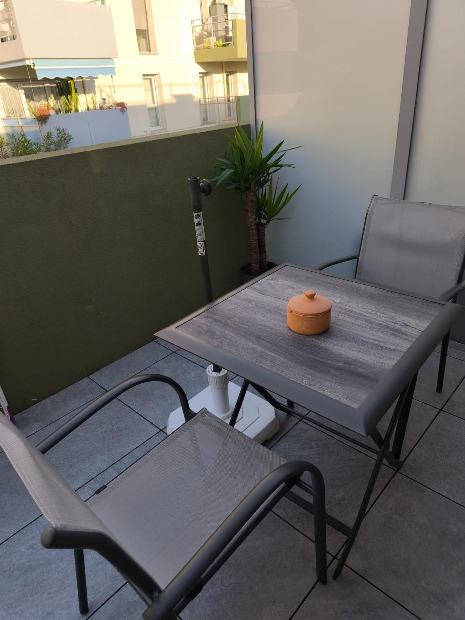 Calme Et Paisible, Climatise Avec Terrasse Au Dernier Etage, 100m Du Tramway Et 20 Min De La Promenade Des Appartamento *